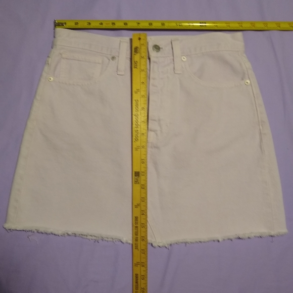 Madewell Rigid Denim A-line Mini Skirt - Picture 3 of 7